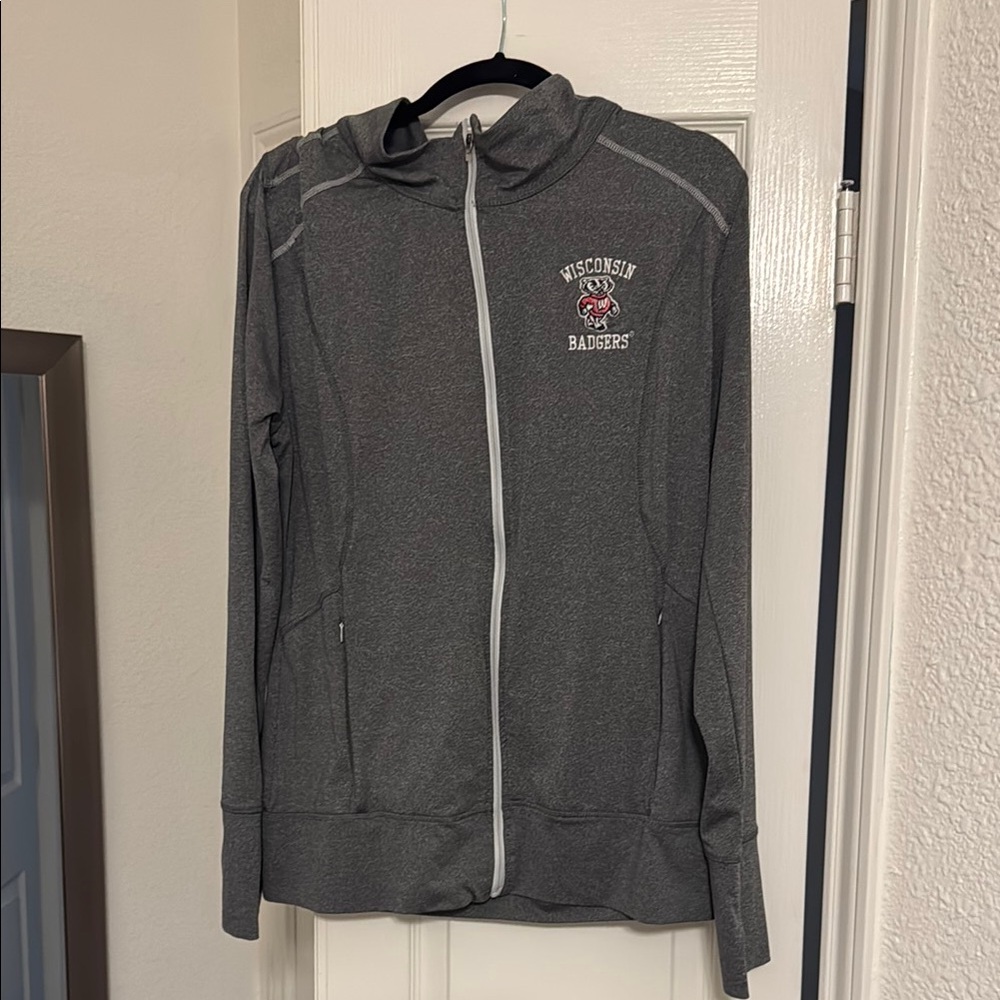 Wisconsin Badgers Gray Women's Jacket